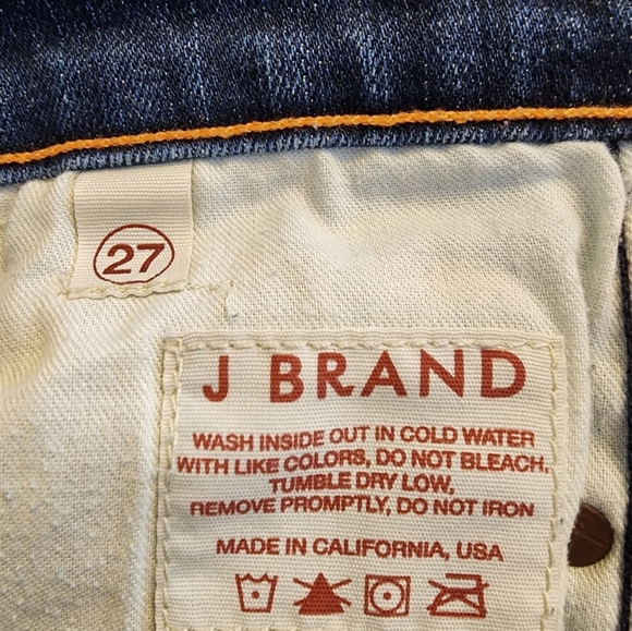 NEW J Brand Pencil Leg The Leo Jeans Dark Vintage Blue Super Skinny Tall Summer - Picture 11 of 14